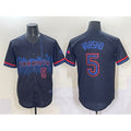 Toronto Blue Jays #5 Daulton Varsho Navy HOLBERT 2024 City Connect Limited Stitched Jersey
