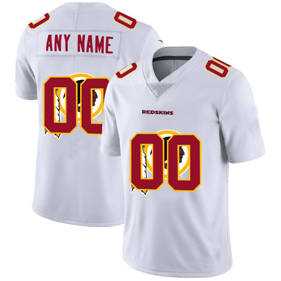 Custom W.Redskins White HOLBERT Team Big Logo Vapor Untouchable Limited Jersey