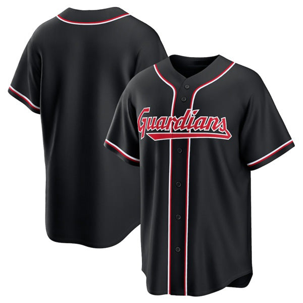 Cleveland Guardians Blank 2026 Black HOLBERT Out Stitched Jersey