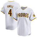 San Diego Padres #4 Blake Snell White HOLBERT 2024 Home Limited Stitched Jersey