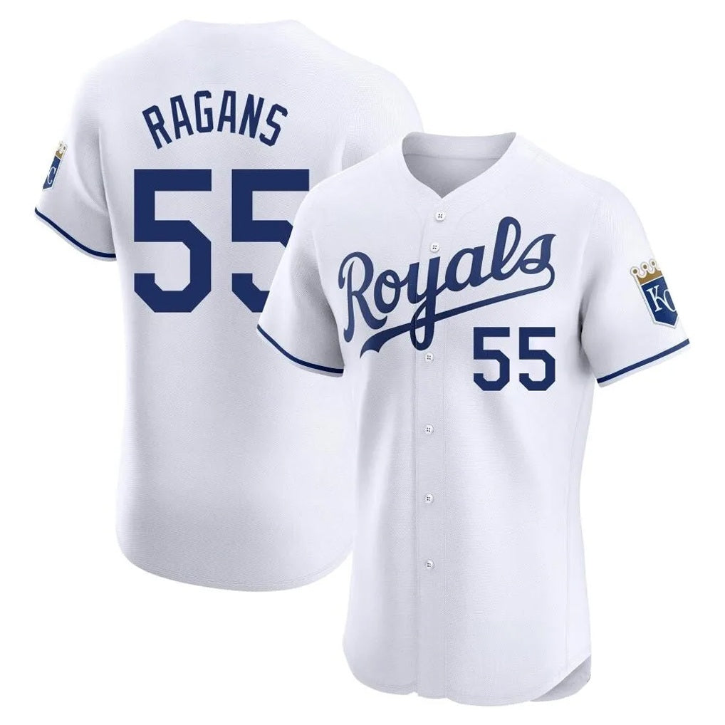 Kansas City Royals #55 Cole Ragans Player White HOLBERT Alt Limited Elite Home Stitched Jerseys