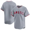 Los Angeles Angels Blank Gray HOLBERT Away Limited Stitched Jersey