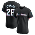 Miami Marlins #28 Kyle Stowers Player Black HOLBERT Vapor Home Limited Elite Stitched Jerseys
