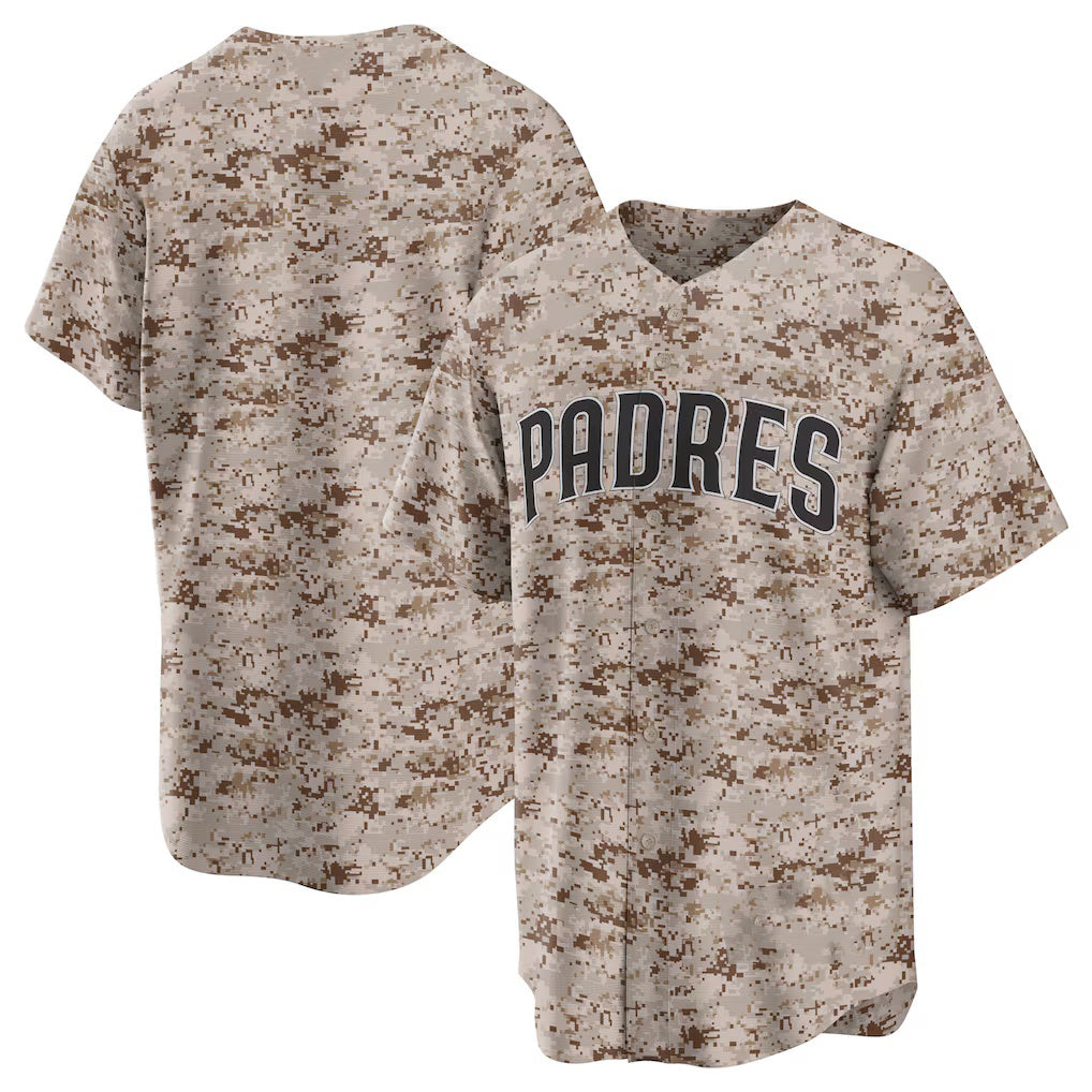 San Diego Padres Camo HOLBERT USMC Alternate Replica Team Jersey