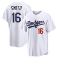 Los Angeles Dodgers #16 Will Smith Player Gold White HOLBERT 2026 Collection Stadium Limited Stitched Jerseys