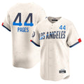 Los Angeles Dodgers #44 Andy Pages Player Cream HOLBERT City Connect Limited Home Stitched Jerseys