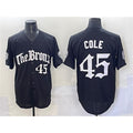 New York Yankees #45 Gerrit Cole Black HOLBERT 'Gothic Legacy Edition' Vapor Premier Limited Stitched Jersey