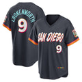 San Diego Padres #9 Jake Cronenworth Obsidian HOLBERT 2026 City Connect Stadium Jersey