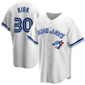 Toronto Blue Jays #30 Alejandro Kirk White HOLBERT Home Cooperstown Collection Player Jersey
