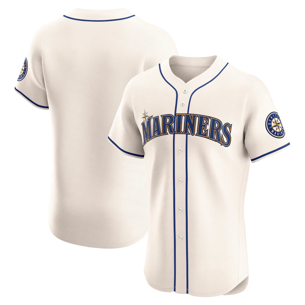 Seattle Mariners Cream HOLBERT Alternate Elite Jersey