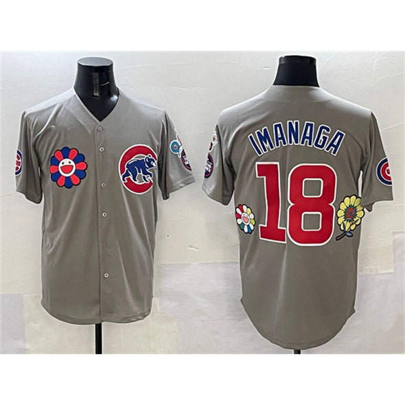 Chicago Cubs #18 Sh¨­ta Imanaga Gray HOLBERT 2025 Tokyo Series Limited Stitched Jersey