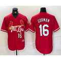 St. Louis Cardinals #16 Nolan Gorman Red HOLBERT 2024 City Connect Stitched Jersey