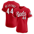 Cincinnati Reds #44 Elly De La Cruz Red HOLBERT Alternate Elite Jersey