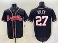 Atlanta Braves #27 Austin Riley 2026 Fashion Replica Black HOLBERT Out Stitched Jersey
