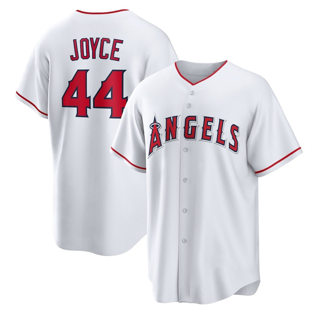 Los Angeles Angels #44 Ben Joyce White HOLBERT Home Replica Jersey