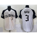 New York Yankees #3 Babe Ruth White Black HOLBERT 'Gothic Legacy Edition' Vapor Premier Limited Stitched Jersey