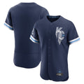 Kansas City Royals Blank Player Navy HOLBERT City Connect Limited Elite Home Stitched Jerseys