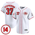 Cincinnati Reds #37 Tyler Stephenson Player White HOLBERT Vapor Premier Limited Home Stitched Jerseys