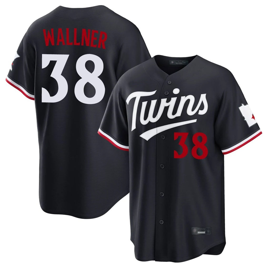 Minnesota Twins #38 Matt Wallner Player Navy HOLBERTHome Game Stitched Jerseys