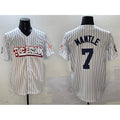 New York Yankees #7 Mickey Mantle White HOLBERT Bronx Graffiti Vapor Limited Stitched Jersey