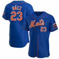 New York Mets #23 Javier Baez Royal HOLBERT Anthentic Jersey