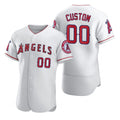 Custom Los Angeles Angels White HOLBERT 2020 Stitched Flex Base Jersey