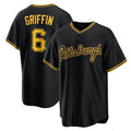 Pittsburgh Pirates #6 Konnor Griffin Black HOLBERT Alternate Replica Jersey