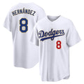 Los Angeles Dodgers #8 Enrique Hern¨¢ndez Player Gold White HOLBERT 2026 Collection Stadium Limited Stitched Jerseys