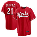 Cincinnati Reds #21 Hunter Greene Player Red HOLBERT Home Game Stitched Jerseys