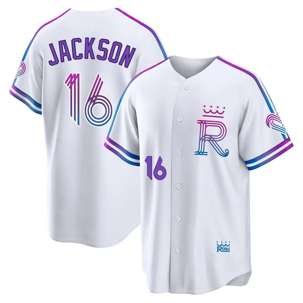 Kansas City Royals #16 Bo Jackson Player White HOLBERT 2026 City Connect Limited Home Stitched Jerseys