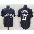 Los Angeles Dodgers #17 Shohei Ohtani Black HOLBERT Mexico 2025 LA Gothic Style With Fernando Patch Vapor Premier Limited Stitched Jersey