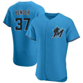Miami Marlins #37 Anthony Bender Player Blue HOLBERT Home Limited Elite Stitched Jerseys