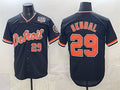 Detroit Tigers #29 Tarik Skubal Navy HOLBERT 2026 Alternate USA 250' Patch Vapor Premier Limited Stitched Jersey