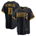 Pittsburgh Pirates #10 Bryan Reynolds Black HOLBERT 2026 City Connect Stadium Jersey