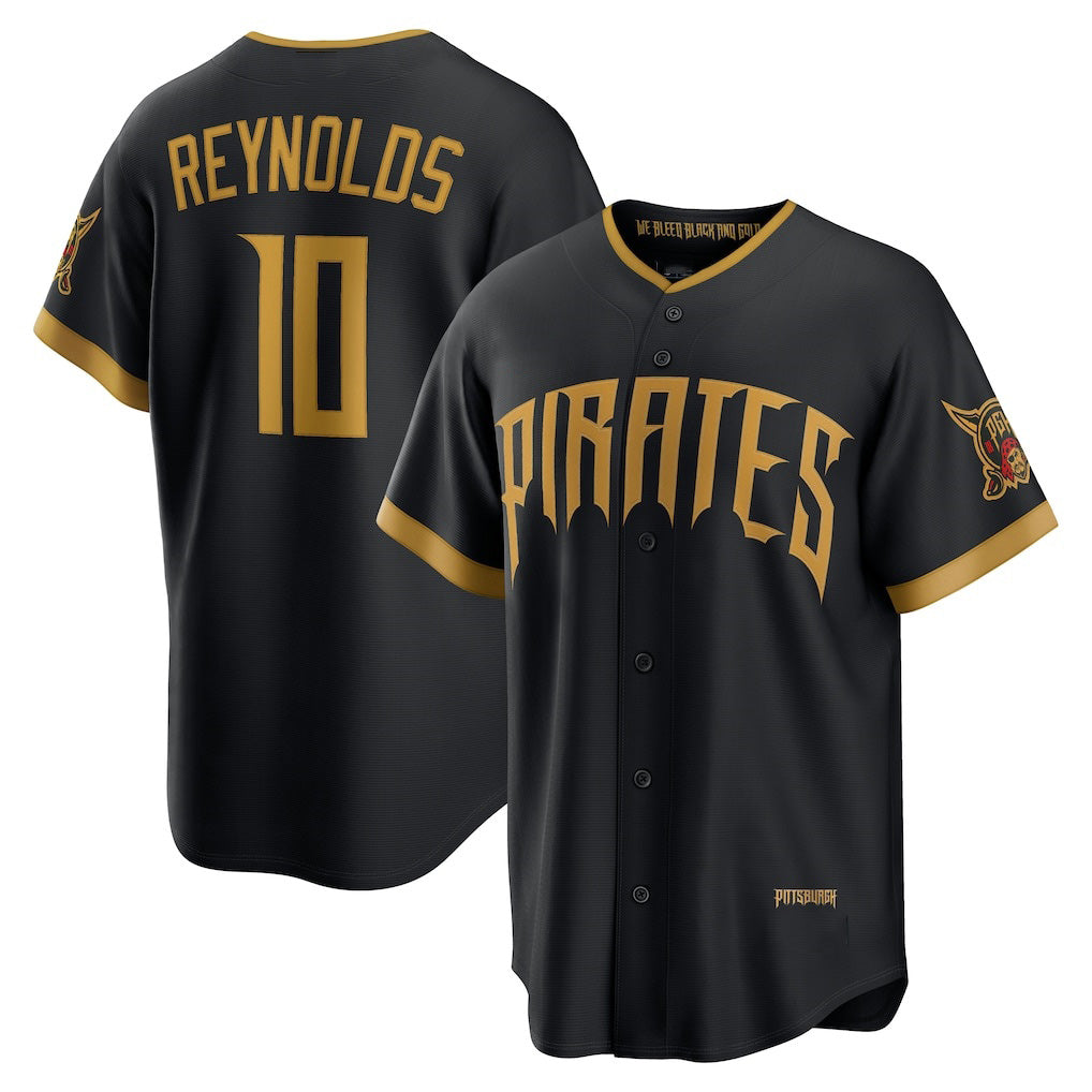 Pittsburgh Pirates #10 Bryan Reynolds Black HOLBERT 2026 City Connect Stadium Jersey