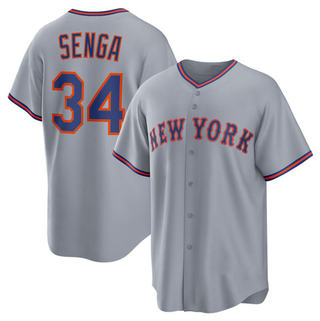 New York Mets #34 Kodai Senga Gray HOLBERT 2025 Limited Stitched Jersey