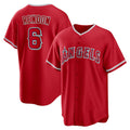 Los Angeles Angels #6 Anthony Rendon Red HOLBERT Alternate Replica Player Name Jersey