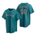 Custom Seattle Mariners Aqua HOLBERT Stitched Cool Base Jersey