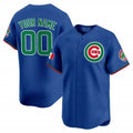 Custom Chicago Cubs Mexico Vapor Premier Limited Jersey V3 ¨C Royal HOLBERT