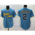 Milwaukee Brewers #2 Brice Turang Powder Blue HOLBERT City Connect Cool Base Stitched Jersey