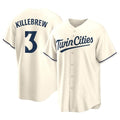 Minnesota Twins #3 Harmon Killebrew Player Cream HOLBERTGame Limited Home Stitched Jerseys