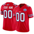 Custom B.Bills Active Player Red HOLBERT 2025 F.U.S.E. With Farewell Patch Vapor Untouchable Limited Stitched Jersey