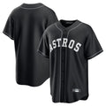 Houston Astros Blank Player Black HOLBERT Home Game Stitched Jerseys