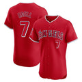 Los Angeles Angels #7 Jo Adell Player Red HOLBERT Home Limited Elite Stitched Jerseys