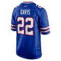 B.Bills #22 Ray Davis Royal HOLBERT Game Jersey