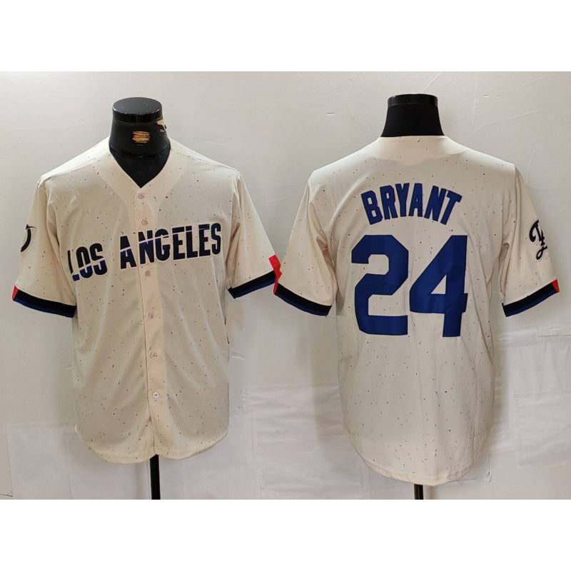 Los Angeles Dodgers #24 Kobe Bryant Cream HOLBERT 2024 City Connect Limited Stitched Jersey
