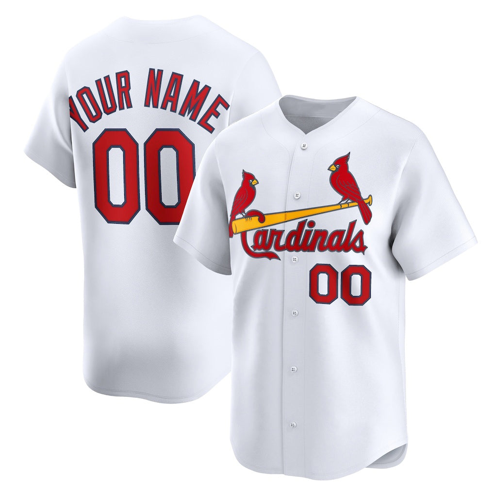 Custom St. Louis Cardinals White HOLBERT Home Limited Jersey