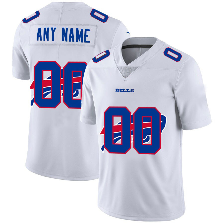 Custom B.Bills White HOLBERT Team Big Logo Vapor Untouchable Limited Jersey