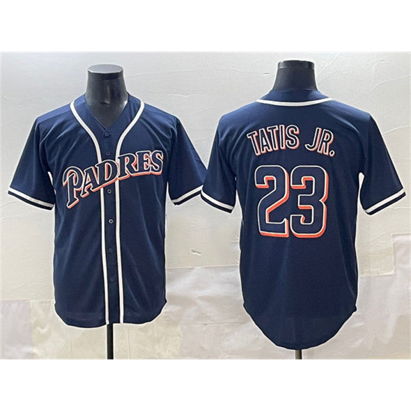San Diego Padres #23 Fernando Tatis Jr. Navy HOLBERT Stitched Jersey