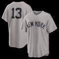 New York Yankees #13 Jazz Chisholm Jr. Gray HOLBERT Road Replica Jersey 2
